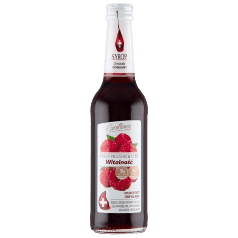 Excellence málnaszörp B6 és B12 vitaminokkal
