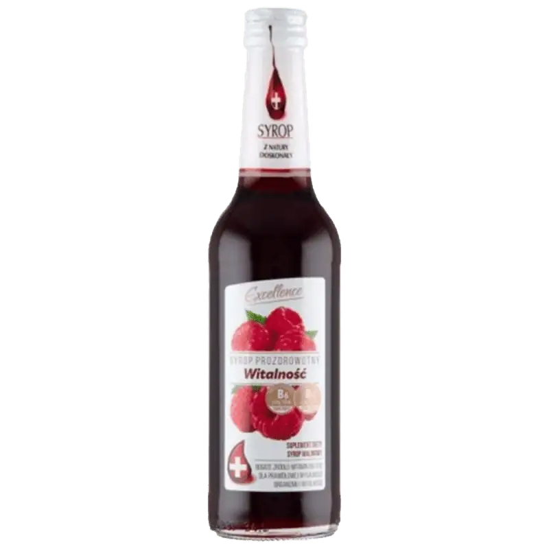 Excellence málnaszörp B6 és B12 vitaminokkal
