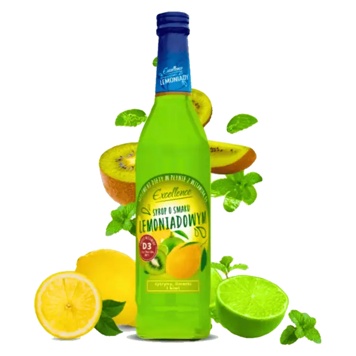 Excellence citrom, lime és kiwi ízü limonádé szörp Excellence citrom, lime és kiwi ízü limonádé szörp