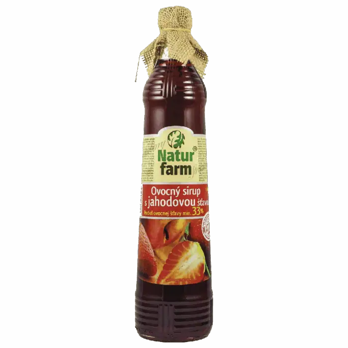 Natur Farm eperlével ízű gyümölcsszörp Natur Farm eperlével ízű gyümölcsszörp