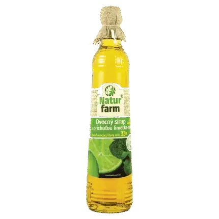 Natur Farm lime-menta ízű gyümölcsszörp