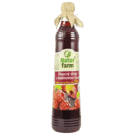 Natur Farm málnalével ízű gyümölcsszörp