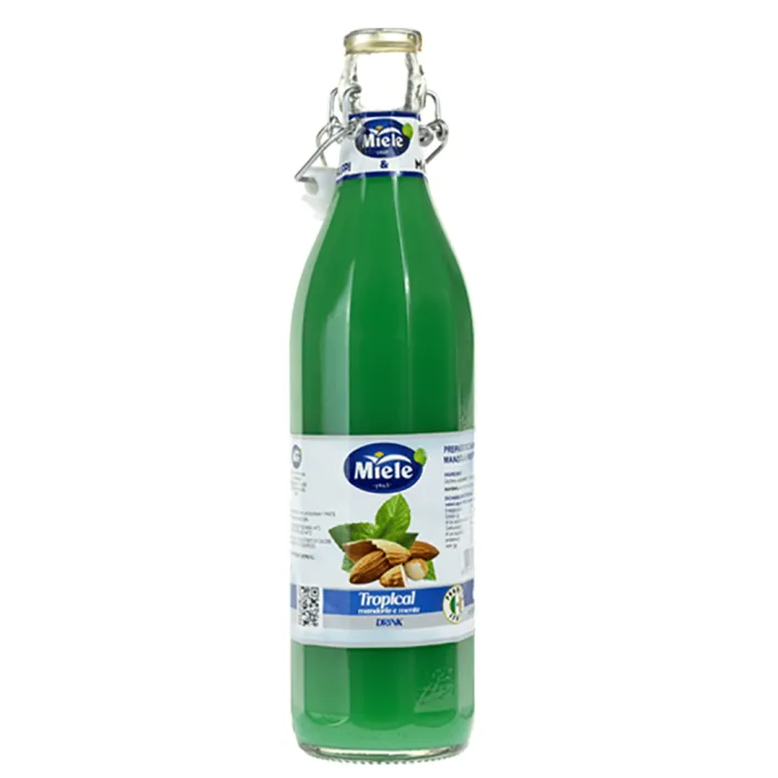 Trópusi menta és mandulás mézszörp