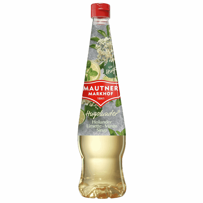 Mautner Markhof Hugolunder bodza–lime–menta szörp Mautner Markhof Hugolunder bodza–lime–menta szörp