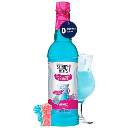 Savanykás kék málna dzörp (Sour Blue Raspberry) , nulla kalória, cukor nélkül