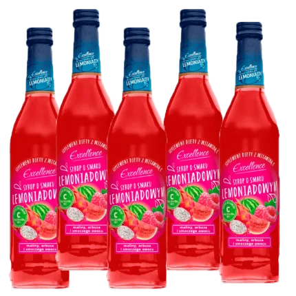 Excellence görögdinnye, málna és sárkánygyümölcs ízü limonádé szörp