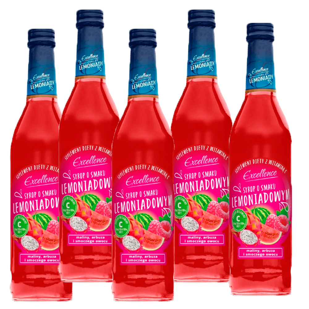 Excellence görögdinnye, málna és sárkánygyümölcs ízü limonádé szörp Excellence görögdinnye, málna és sárkánygyümölcs ízü limonádé szörp