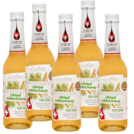 5 db - Excellence fenyőhajtás és bodza virág szörp