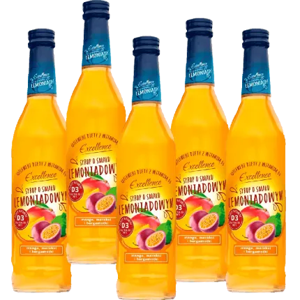 Excellence mangó, maracuja és bergamott ízü limonádé szörp
