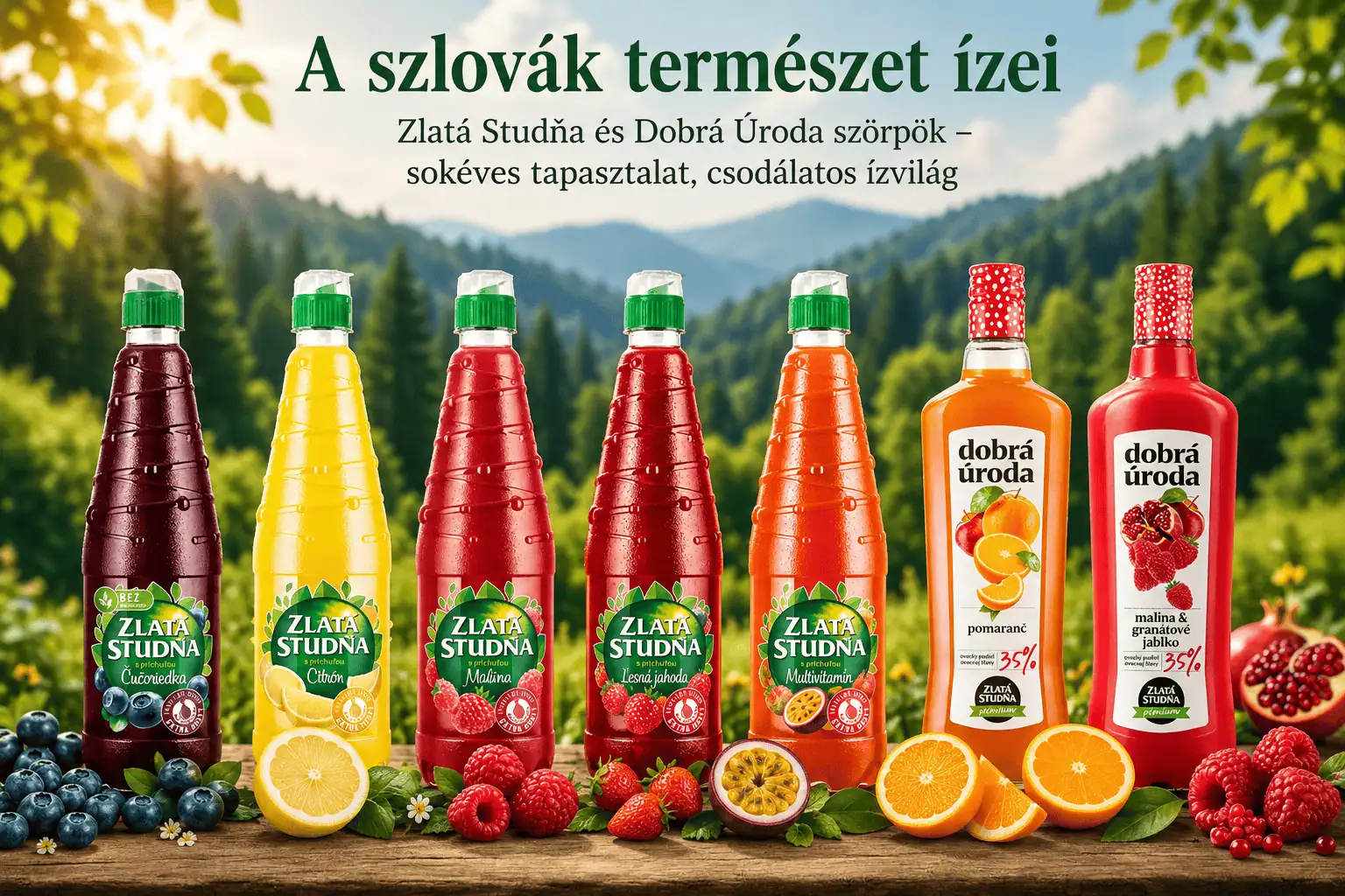 szlovák szörpök