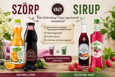 szörp és sirup különbség