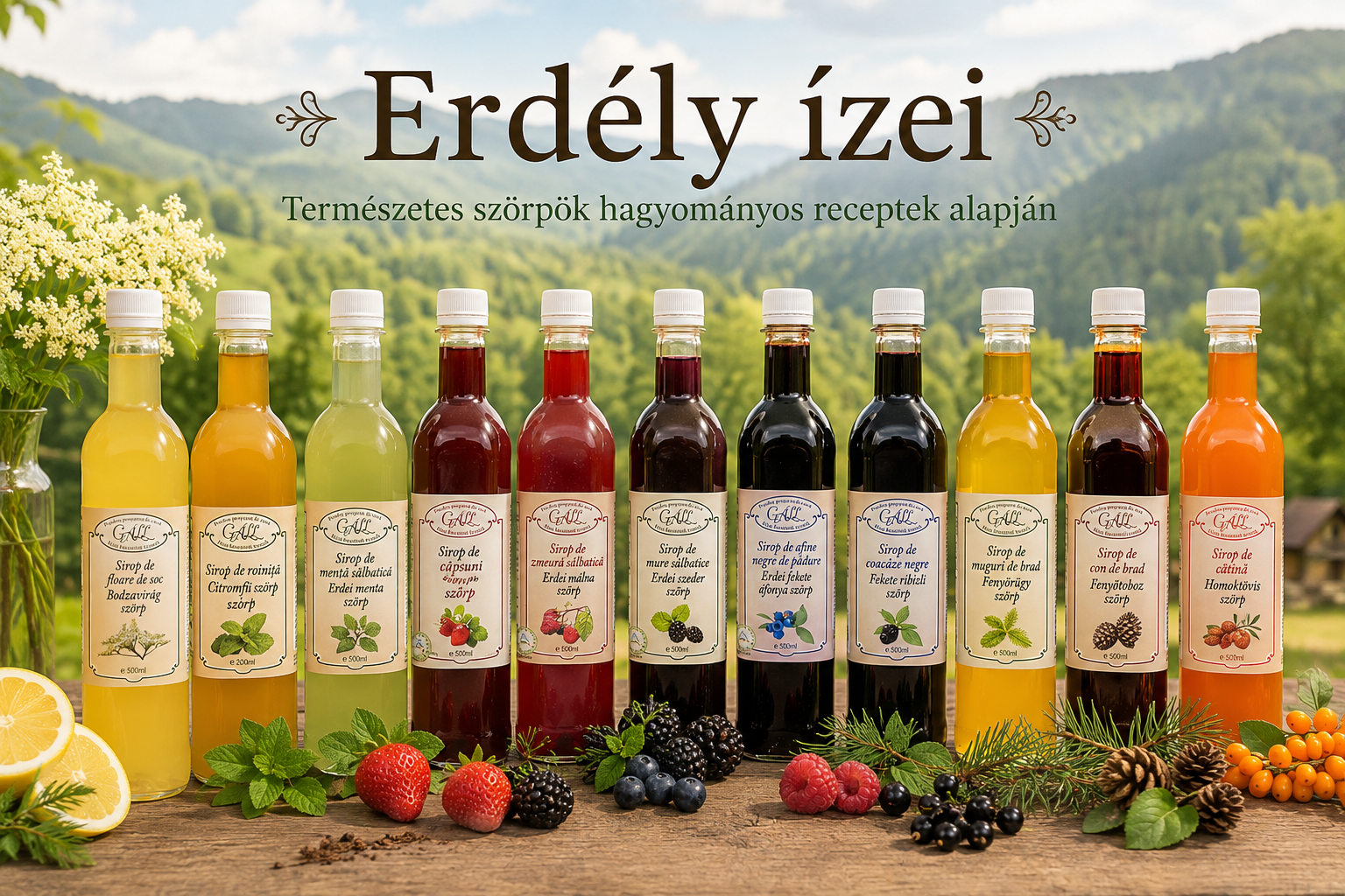 erdélyi szörpök