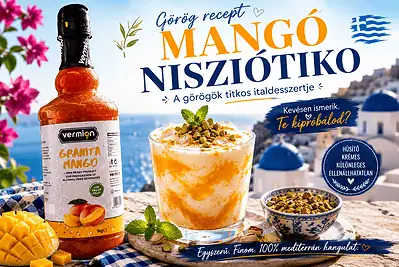 görög mangós italdesszert