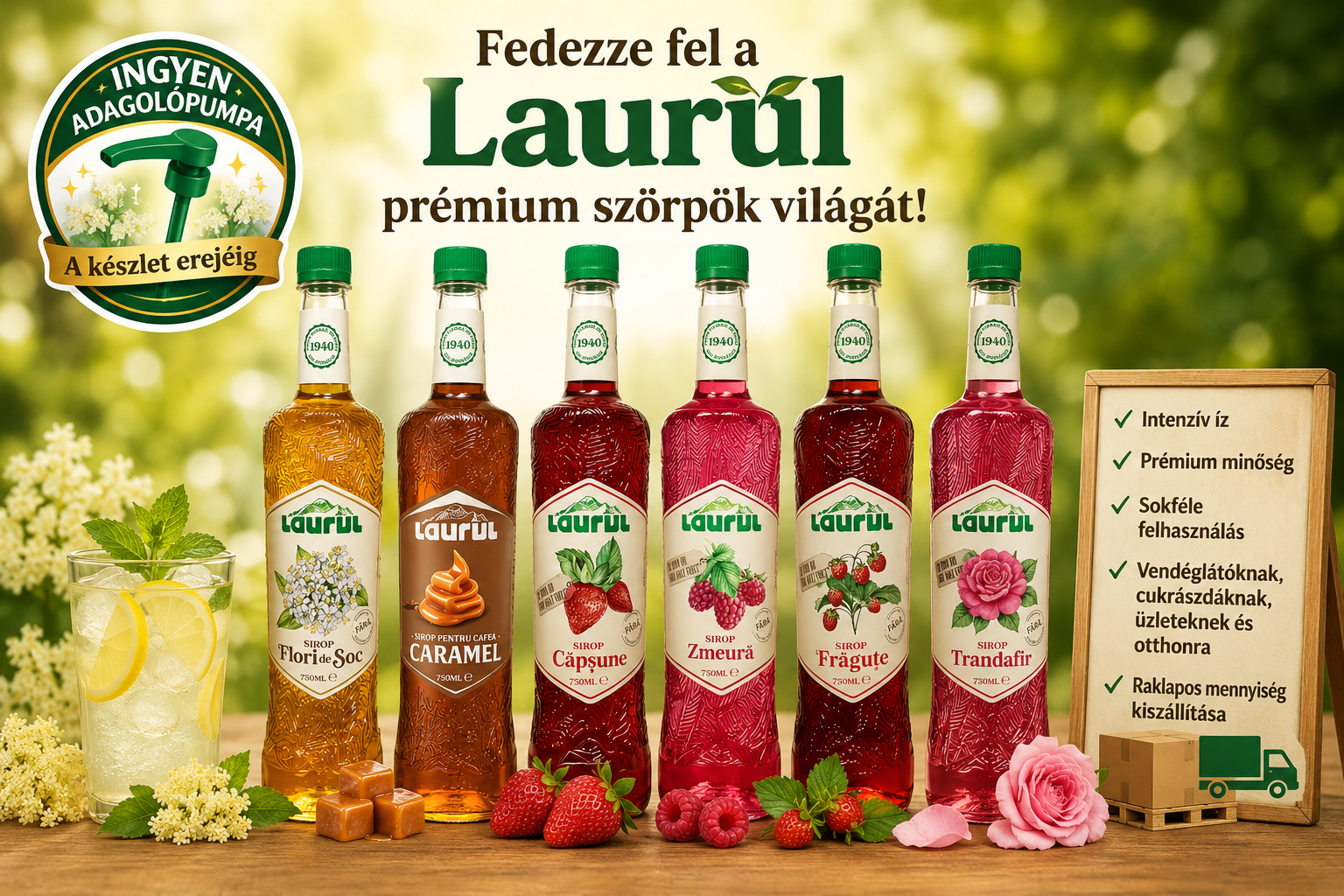 Laurul szörpök