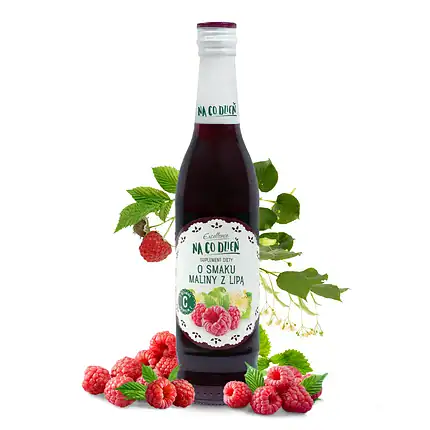Excellence málna- és hársfavirág ízű, C-vitaminos szörp