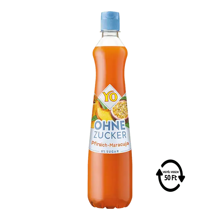 YO cukormentes őszibarack-maracuja szörp YO cukormentes őszibarack-maracuja szörp