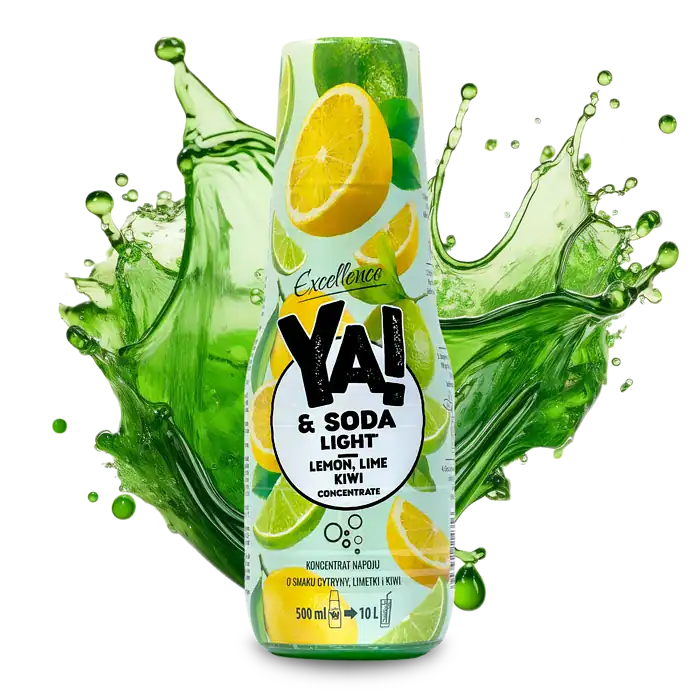 YA!&SODA Light Citrom, lime és kiwi YA!&SODA Light Citrom, lime és kiwi