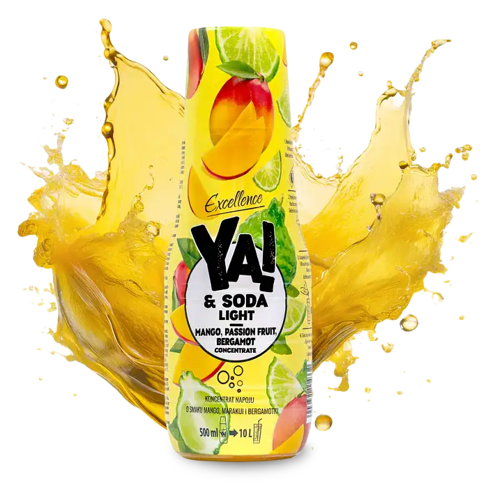 YA!&SODA Light Mangó, maracuja és bergamott YA!&SODA Light Mangó, maracuja és bergamott