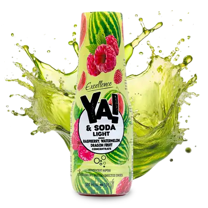 YA!&SODA Light Málna, görögdinnye és sárkánygyümölcs