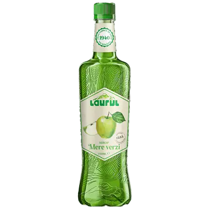 Laurul zöldalma szörp