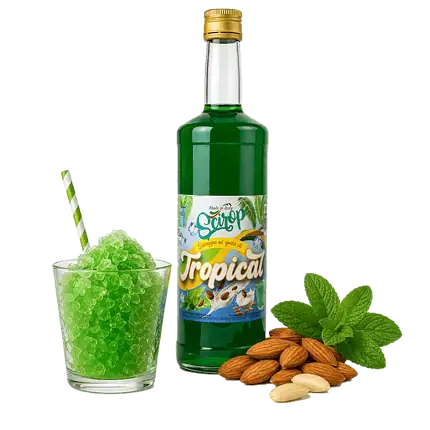 Scirop trópusi ízű szörp
